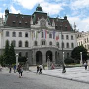 The main building of the University of Ljubljana